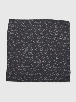 Scribble Ditsy Pocket Square