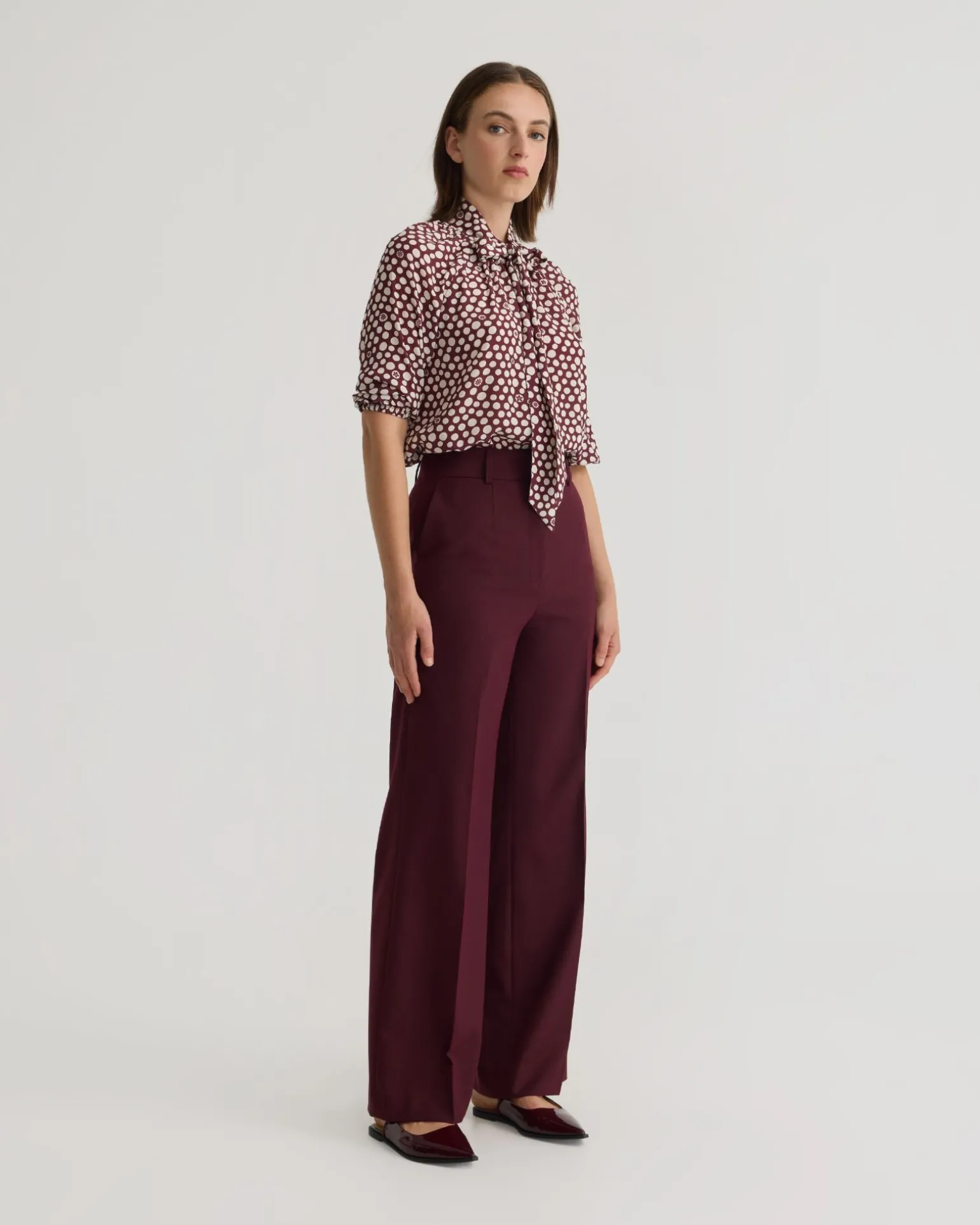 Simone Tie Neck Shirt