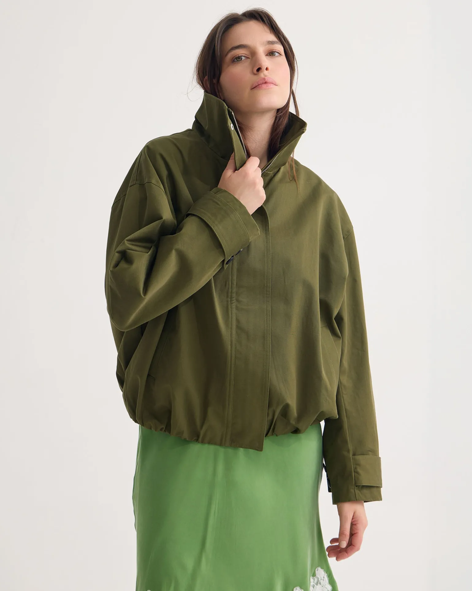 Stevie Cotton Bomber Jacket