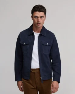 Suede Trucker Jacket