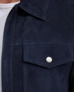 Suede Trucker Jacket