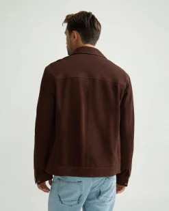 Suede Trucker Jacket