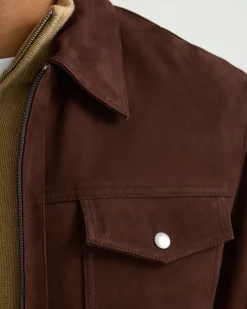 Suede Trucker Jacket