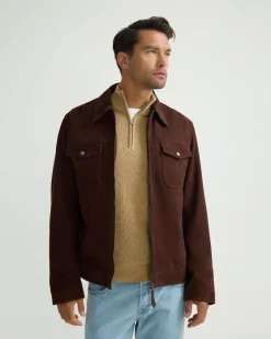 Suede Trucker Jacket