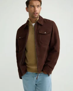 Suede Trucker Jacket