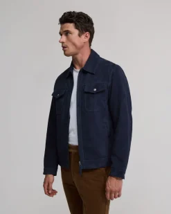 Suede Trucker Jacket