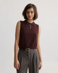 Suki Cashmere Blend Polo
