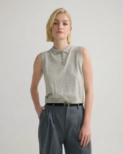 Suki Cashmere Blend Polo