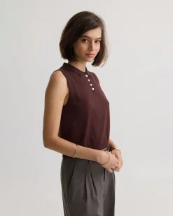 Suki Cashmere Blend Polo