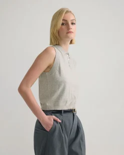 Suki Cashmere Blend Polo