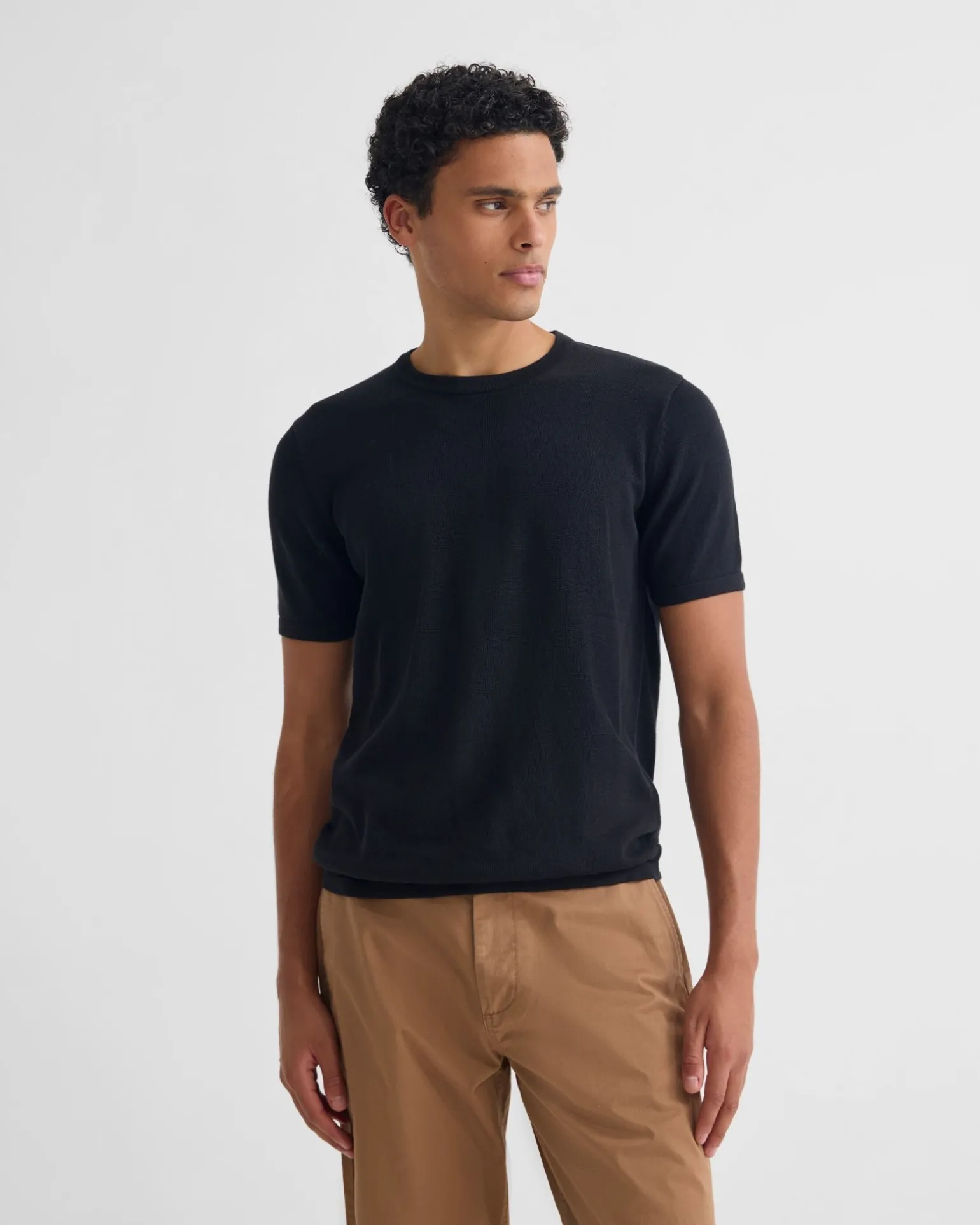 Theo Knitted T Shirt