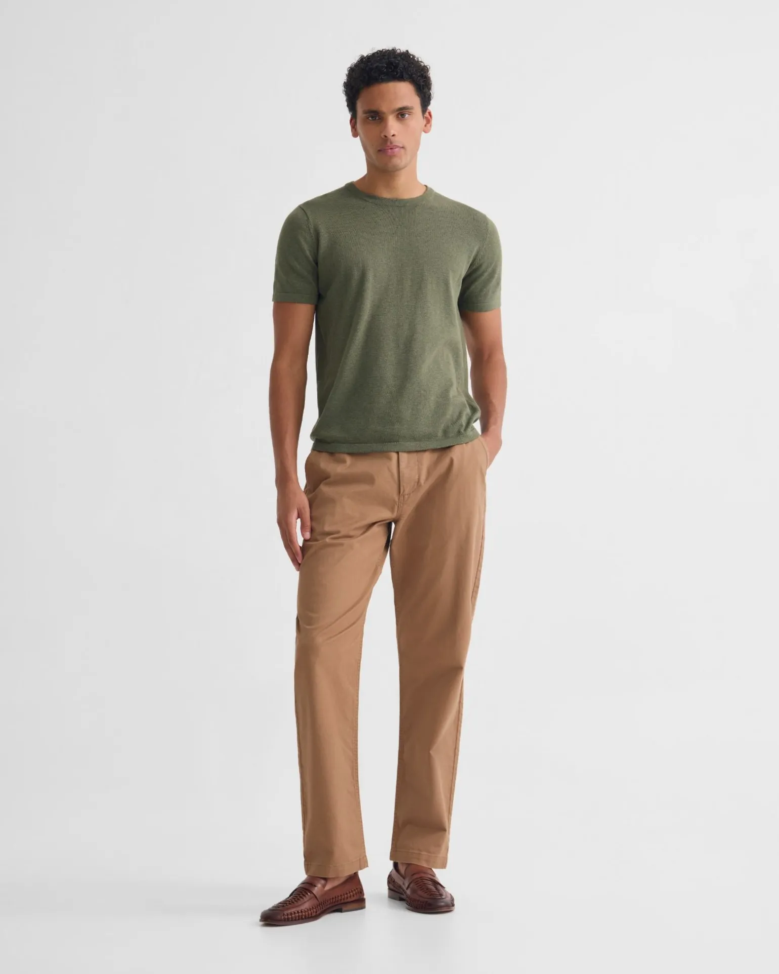 Theo Knitted T Shirt