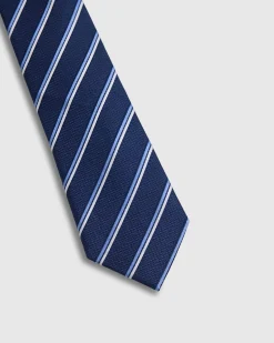Walker Stripe 7Cm Silk Tie