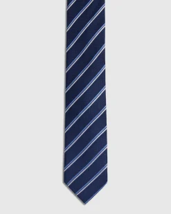 Walker Stripe 7Cm Silk Tie